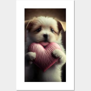 Valentine Puppy 2 Posters and Art